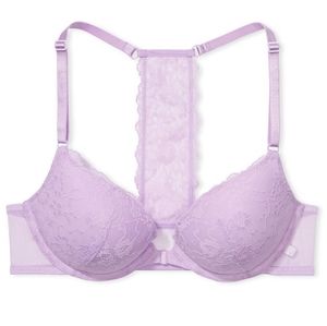 VICTORIA'S SECRET Sexy Tee Lace Push-Up Bra- Sz: S, in Lilac-purple